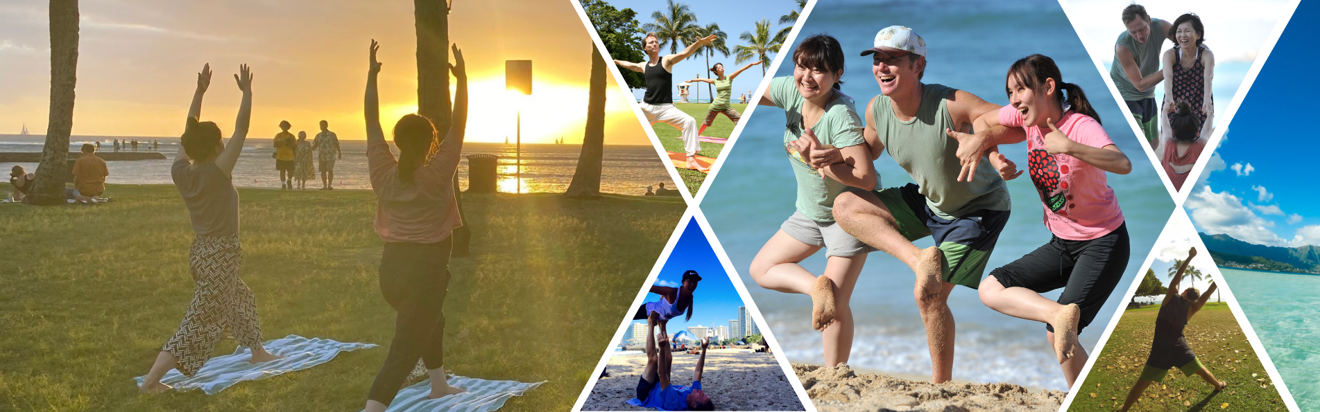beach yoga & park yoga in waikiki hawaii